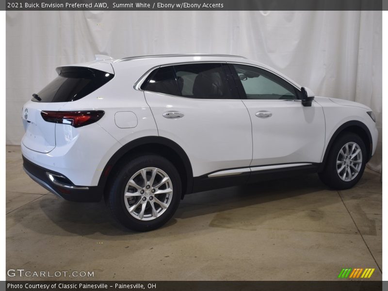 Summit White / Ebony w/Ebony Accents 2021 Buick Envision Preferred AWD