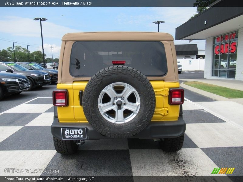 Hellayella / Black 2021 Jeep Wrangler Sport 4x4