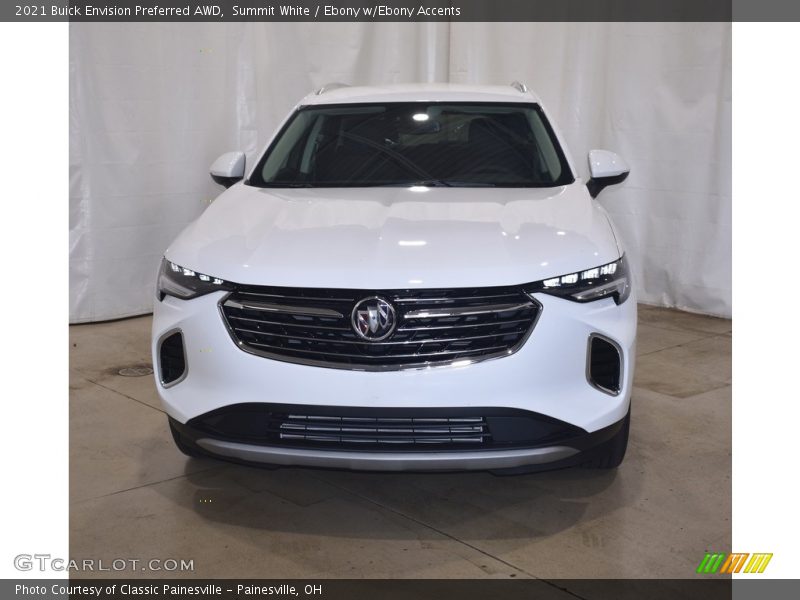 Summit White / Ebony w/Ebony Accents 2021 Buick Envision Preferred AWD