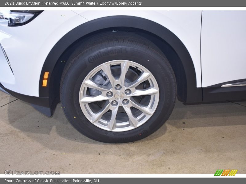 Summit White / Ebony w/Ebony Accents 2021 Buick Envision Preferred AWD