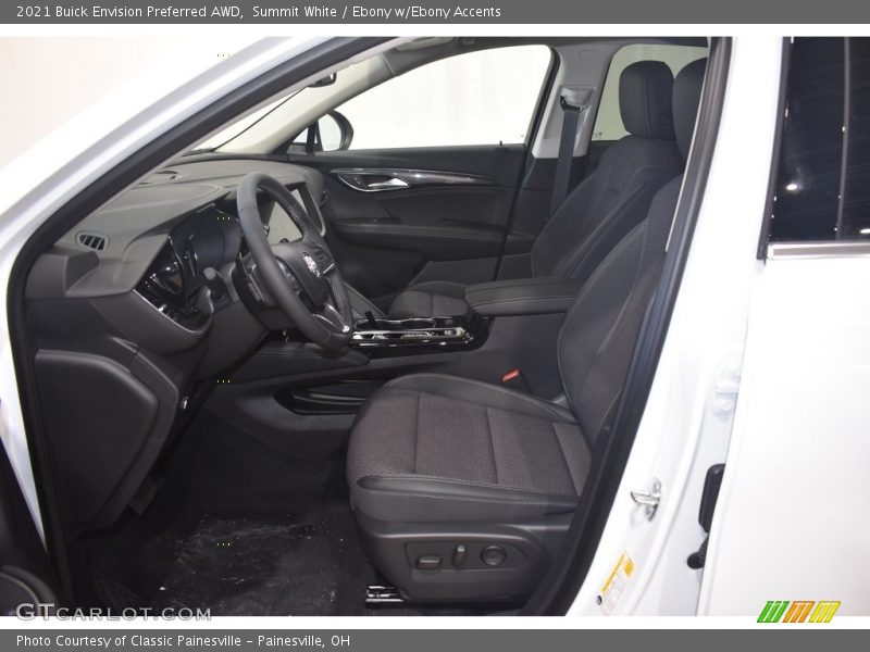 Summit White / Ebony w/Ebony Accents 2021 Buick Envision Preferred AWD