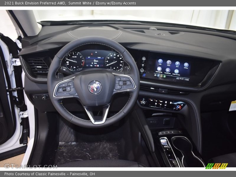 Summit White / Ebony w/Ebony Accents 2021 Buick Envision Preferred AWD