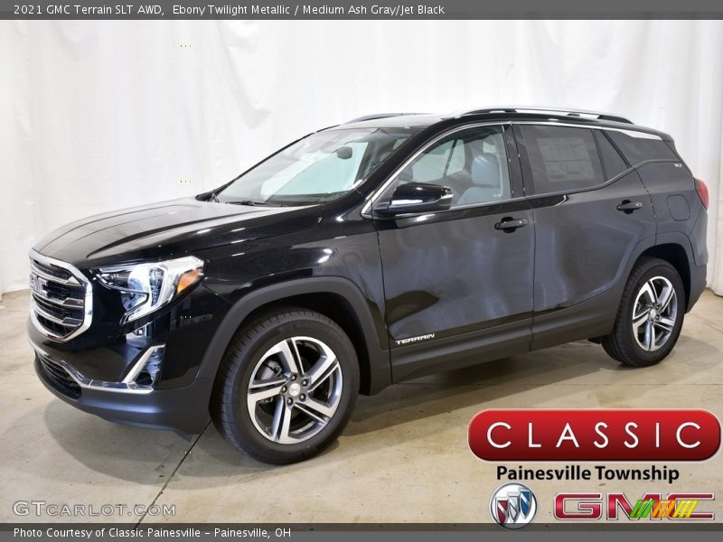 Ebony Twilight Metallic / Medium Ash Gray/Jet Black 2021 GMC Terrain SLT AWD