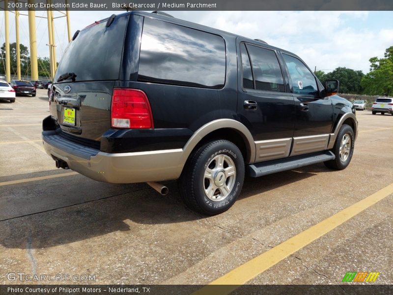 Black Clearcoat / Medium Parchment 2003 Ford Expedition Eddie Bauer