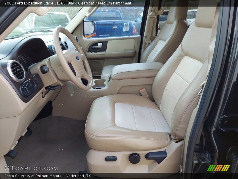 Black Clearcoat / Medium Parchment 2003 Ford Expedition Eddie Bauer