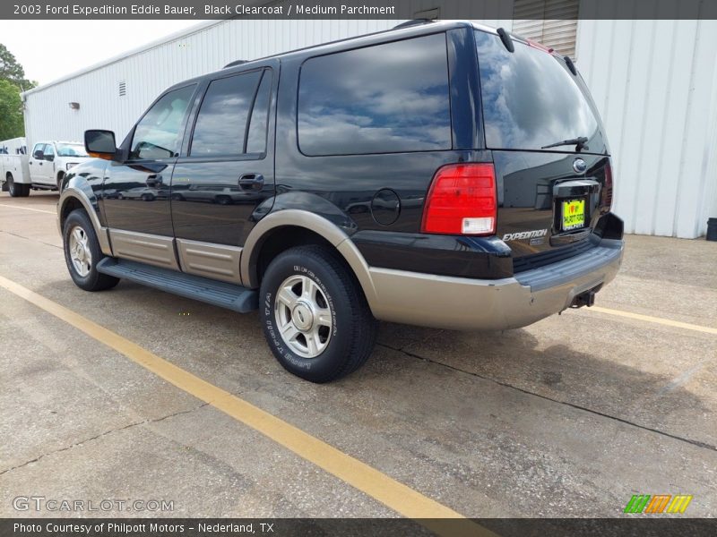 Black Clearcoat / Medium Parchment 2003 Ford Expedition Eddie Bauer