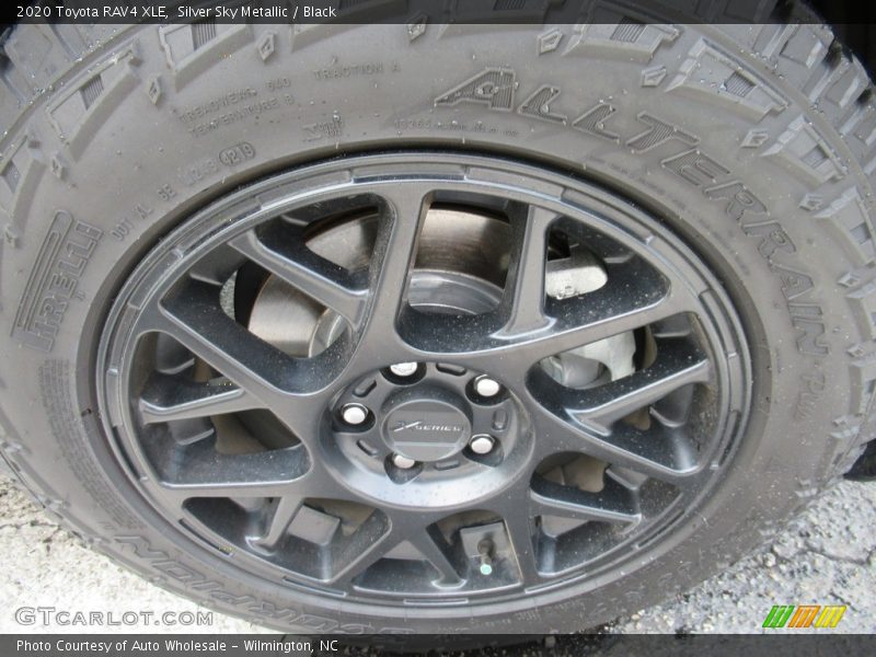 Silver Sky Metallic / Black 2020 Toyota RAV4 XLE