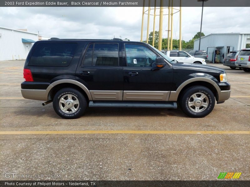 Black Clearcoat / Medium Parchment 2003 Ford Expedition Eddie Bauer