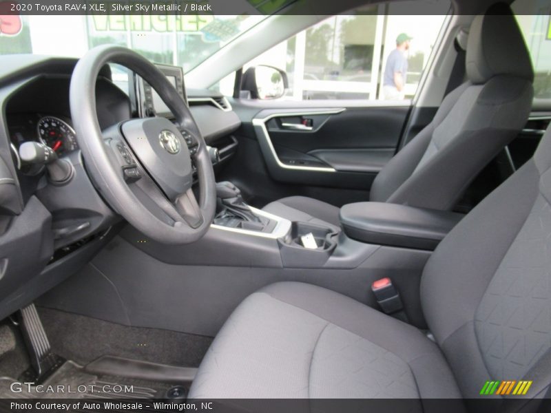 Silver Sky Metallic / Black 2020 Toyota RAV4 XLE