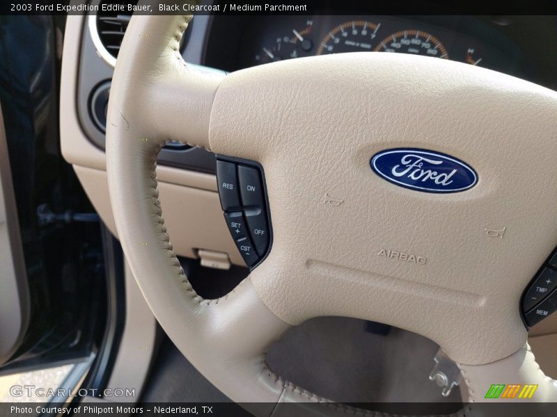 Black Clearcoat / Medium Parchment 2003 Ford Expedition Eddie Bauer