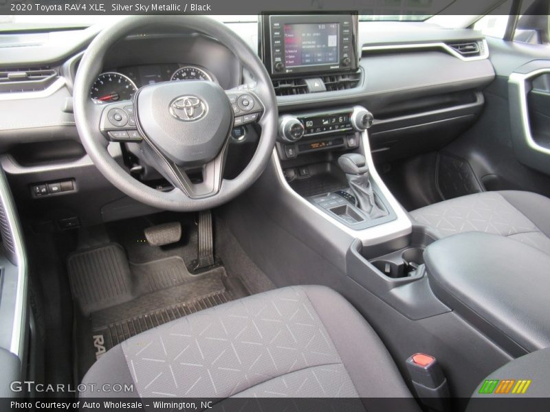 Silver Sky Metallic / Black 2020 Toyota RAV4 XLE