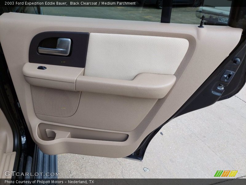 Black Clearcoat / Medium Parchment 2003 Ford Expedition Eddie Bauer