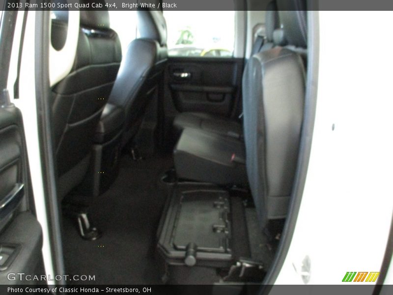 Bright White / Black 2013 Ram 1500 Sport Quad Cab 4x4