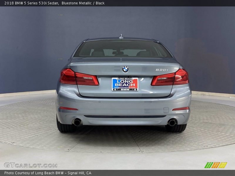 Bluestone Metallic / Black 2018 BMW 5 Series 530i Sedan