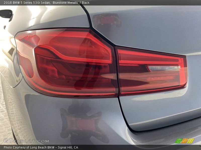 Bluestone Metallic / Black 2018 BMW 5 Series 530i Sedan