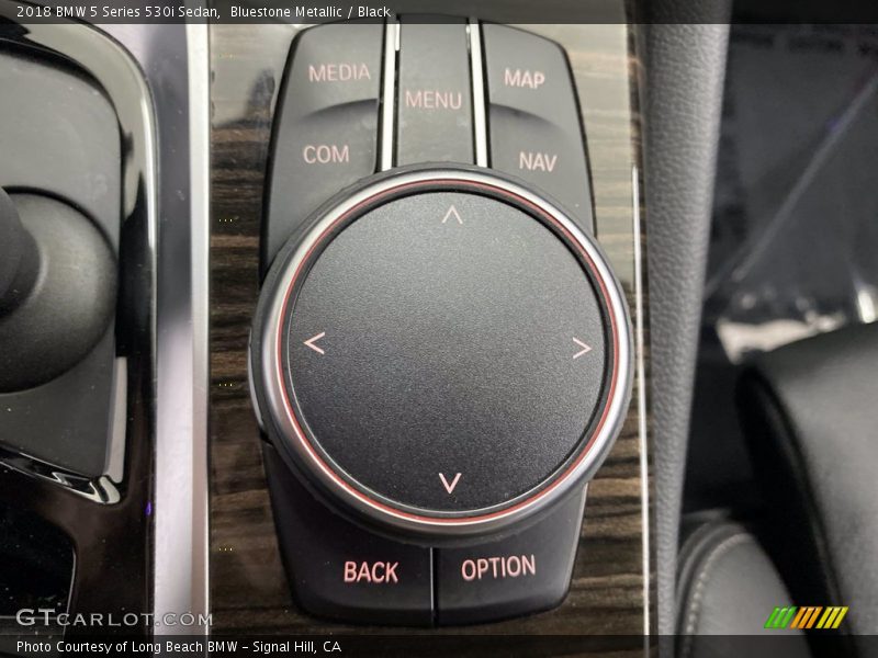 Bluestone Metallic / Black 2018 BMW 5 Series 530i Sedan