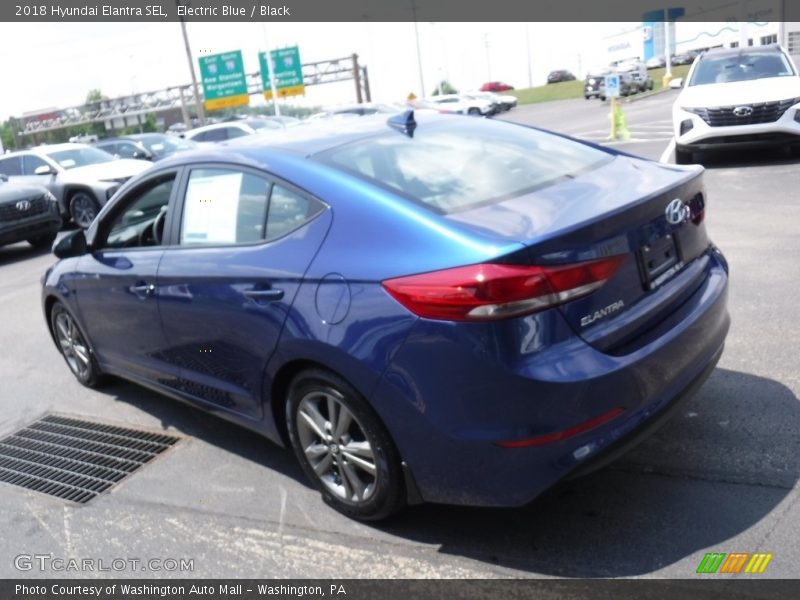 Electric Blue / Black 2018 Hyundai Elantra SEL