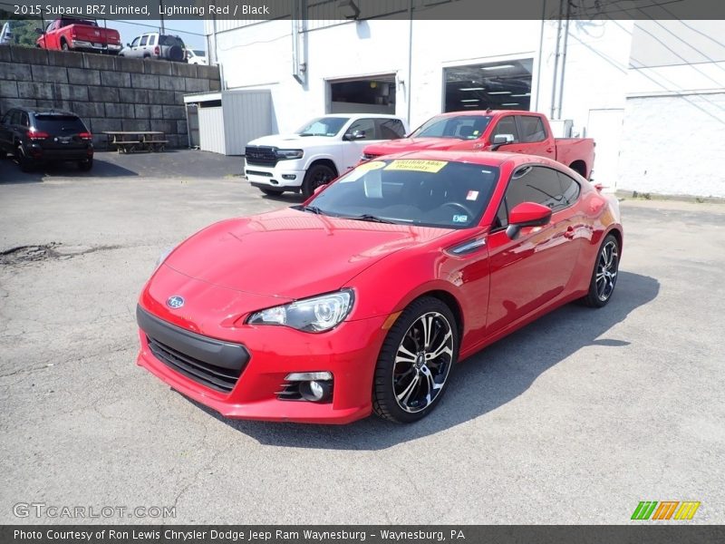 Lightning Red / Black 2015 Subaru BRZ Limited