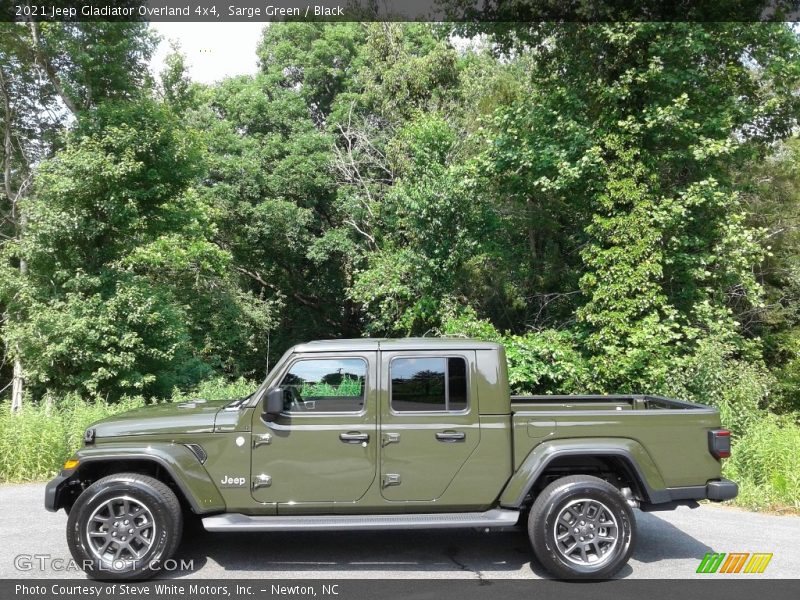 Sarge Green / Black 2021 Jeep Gladiator Overland 4x4