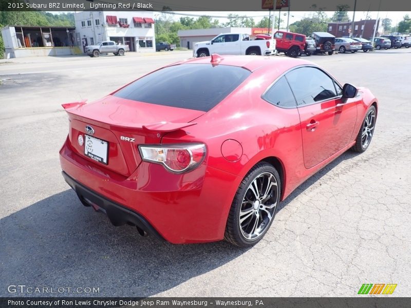 Lightning Red / Black 2015 Subaru BRZ Limited