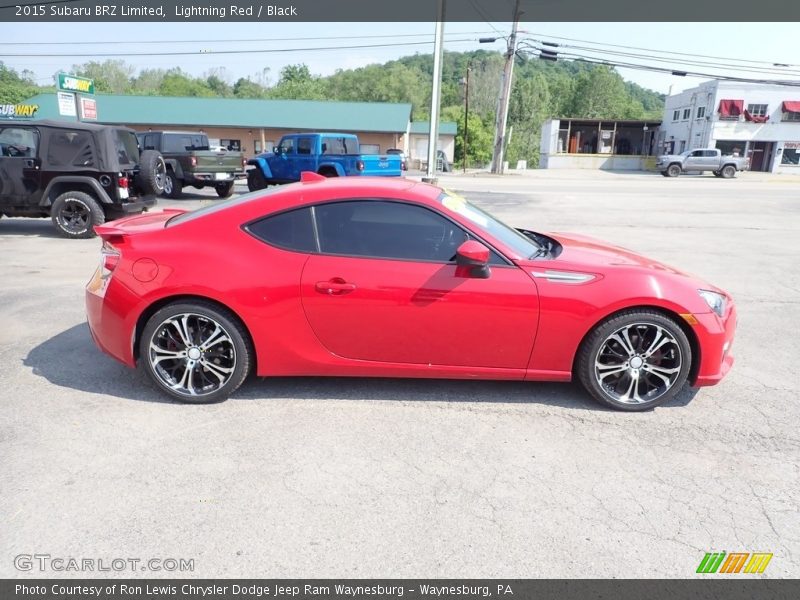 Lightning Red / Black 2015 Subaru BRZ Limited