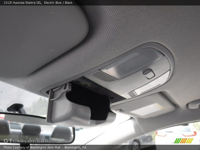 Electric Blue / Black 2018 Hyundai Elantra SEL