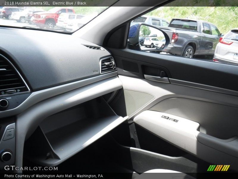 Electric Blue / Black 2018 Hyundai Elantra SEL