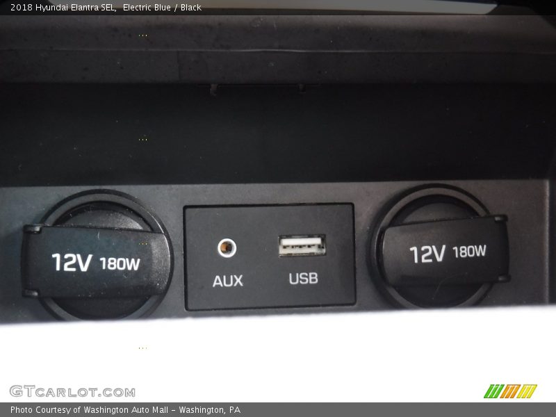 Electric Blue / Black 2018 Hyundai Elantra SEL