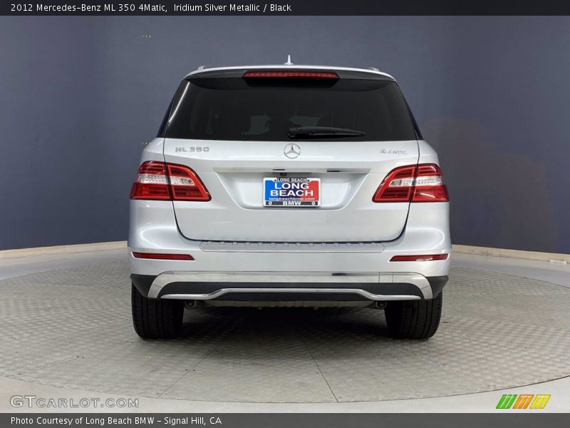Iridium Silver Metallic / Black 2012 Mercedes-Benz ML 350 4Matic