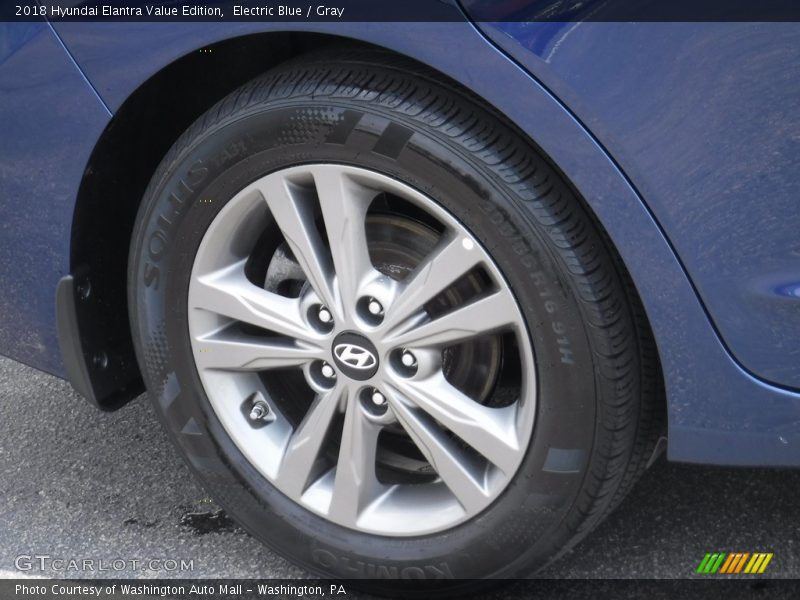 Electric Blue / Gray 2018 Hyundai Elantra Value Edition