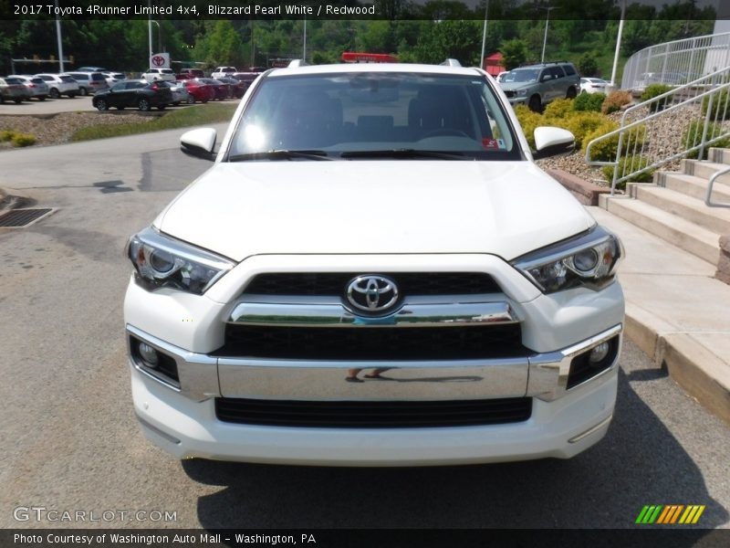 Blizzard Pearl White / Redwood 2017 Toyota 4Runner Limited 4x4