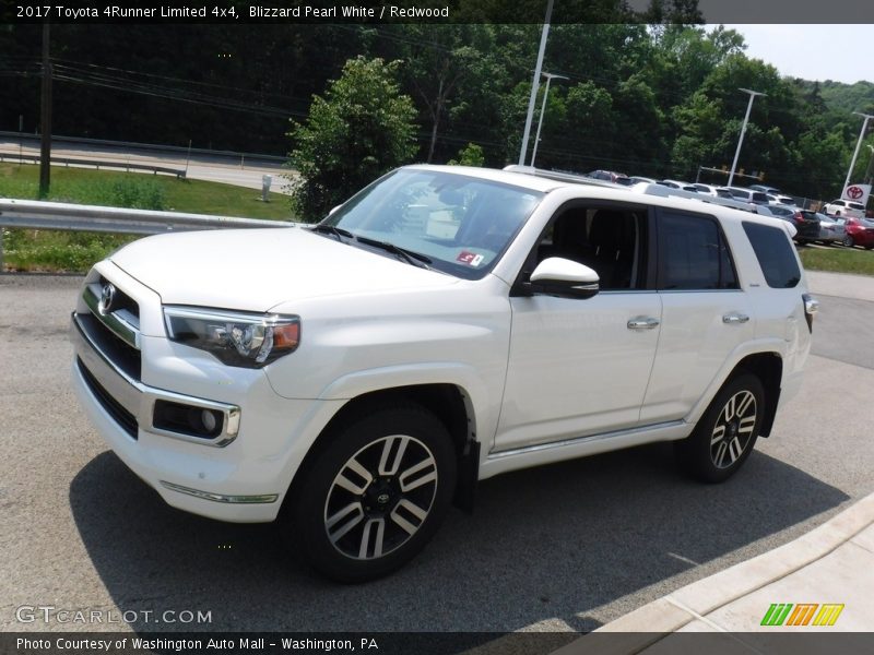 Blizzard Pearl White / Redwood 2017 Toyota 4Runner Limited 4x4