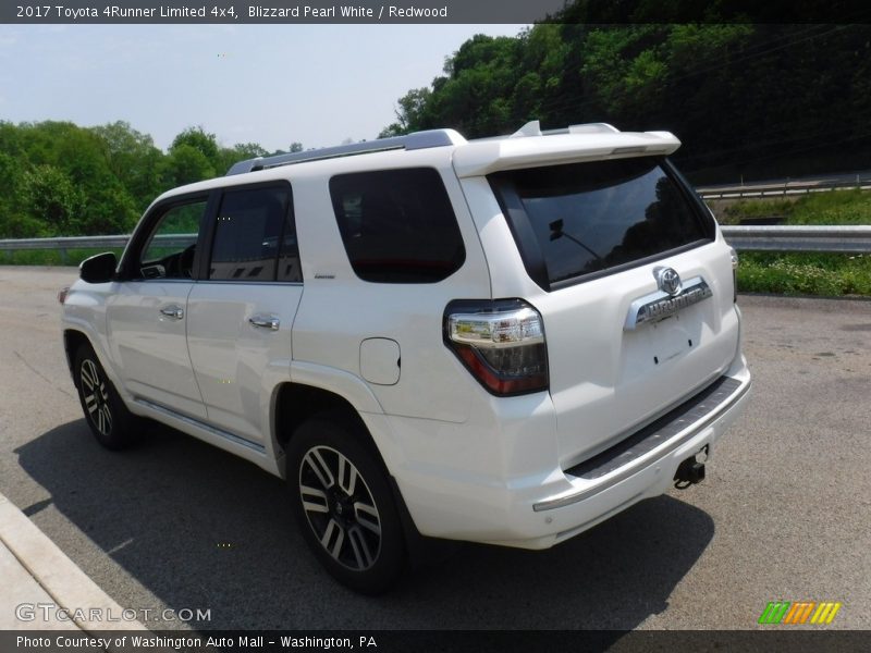 Blizzard Pearl White / Redwood 2017 Toyota 4Runner Limited 4x4
