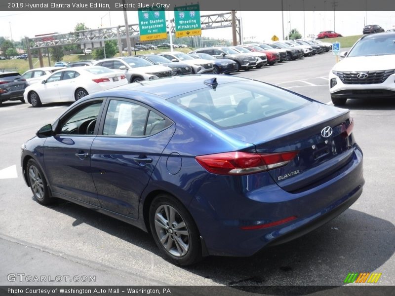 Electric Blue / Gray 2018 Hyundai Elantra Value Edition