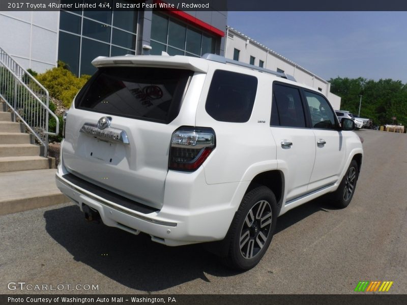 Blizzard Pearl White / Redwood 2017 Toyota 4Runner Limited 4x4