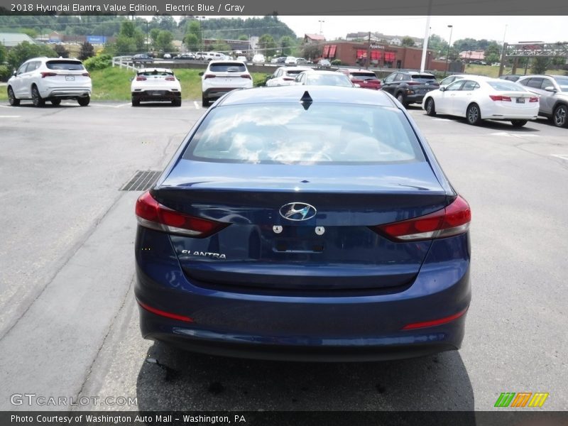 Electric Blue / Gray 2018 Hyundai Elantra Value Edition