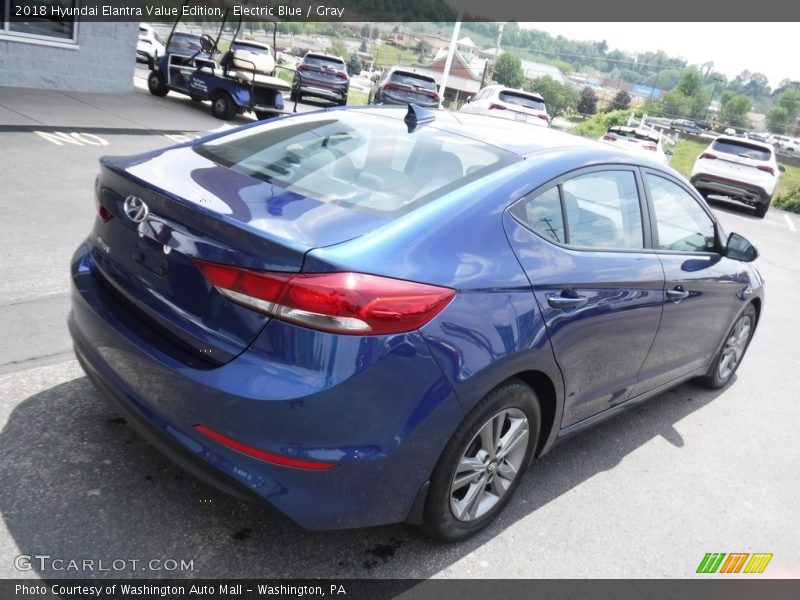 Electric Blue / Gray 2018 Hyundai Elantra Value Edition