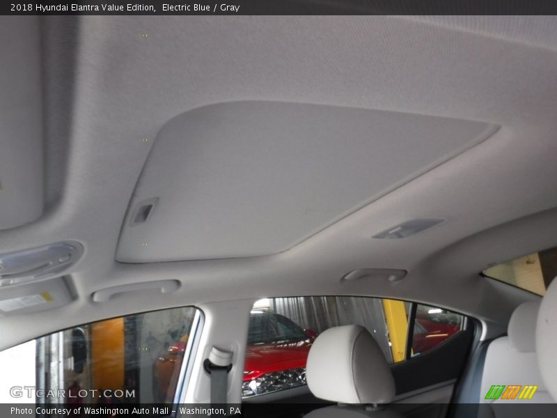 Electric Blue / Gray 2018 Hyundai Elantra Value Edition