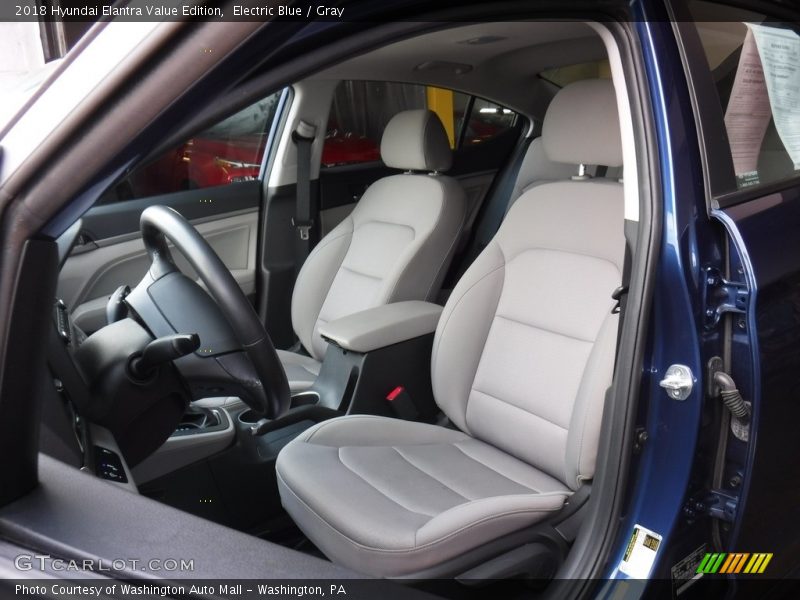 Electric Blue / Gray 2018 Hyundai Elantra Value Edition