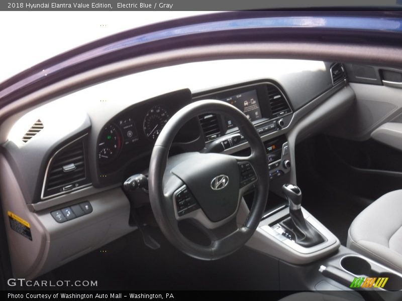 Electric Blue / Gray 2018 Hyundai Elantra Value Edition