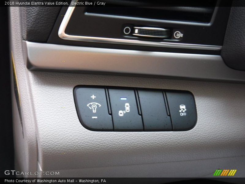 Electric Blue / Gray 2018 Hyundai Elantra Value Edition