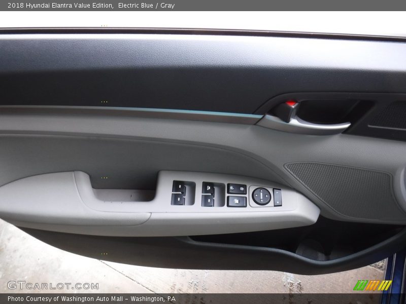 Electric Blue / Gray 2018 Hyundai Elantra Value Edition