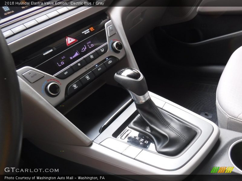 Electric Blue / Gray 2018 Hyundai Elantra Value Edition