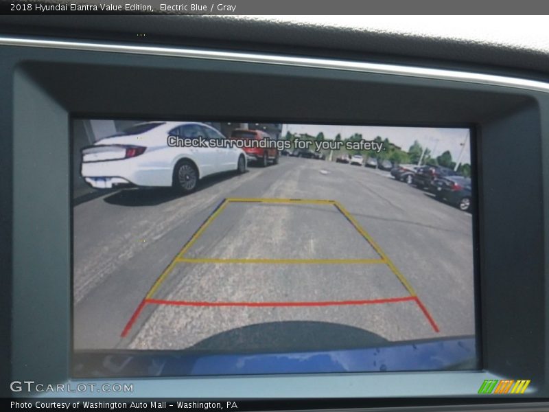 Electric Blue / Gray 2018 Hyundai Elantra Value Edition