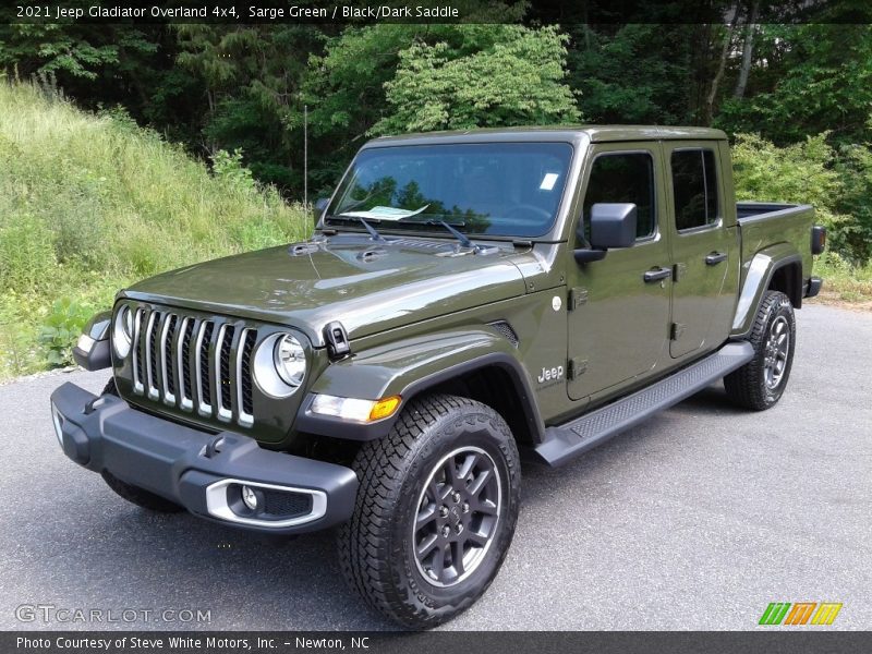 Sarge Green / Black/Dark Saddle 2021 Jeep Gladiator Overland 4x4