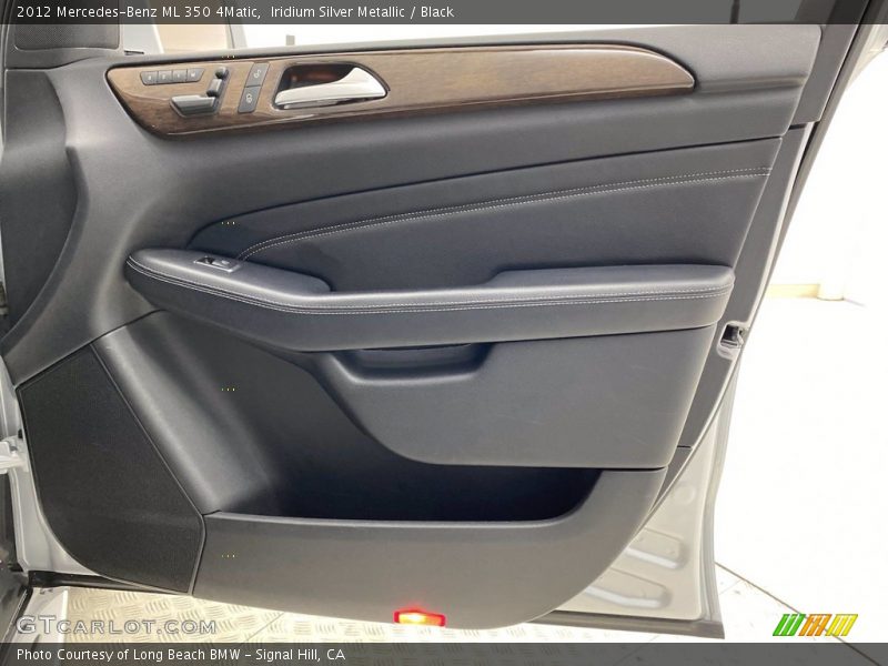 Iridium Silver Metallic / Black 2012 Mercedes-Benz ML 350 4Matic