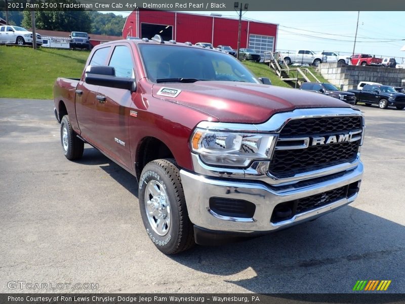 Delmonico Red Pearl / Black 2021 Ram 2500 Tradesman Crew Cab 4x4
