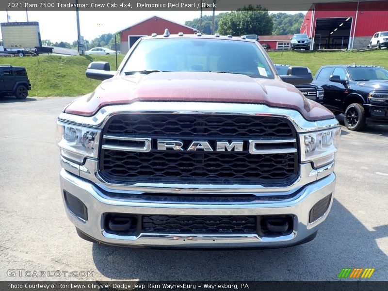 Delmonico Red Pearl / Black 2021 Ram 2500 Tradesman Crew Cab 4x4