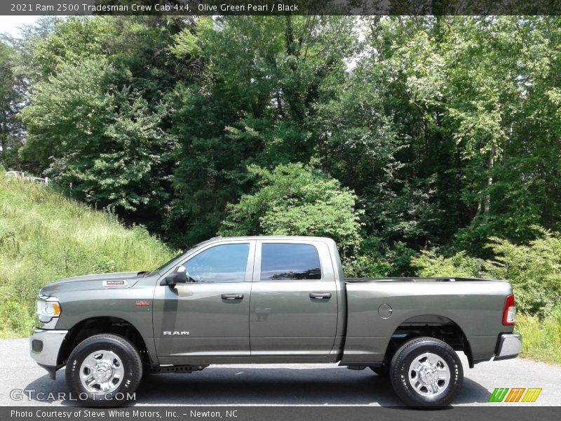 Olive Green Pearl / Black 2021 Ram 2500 Tradesman Crew Cab 4x4