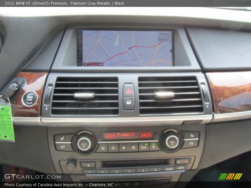 Platinum Gray Metallic / Black 2012 BMW X5 xDrive35i Premium